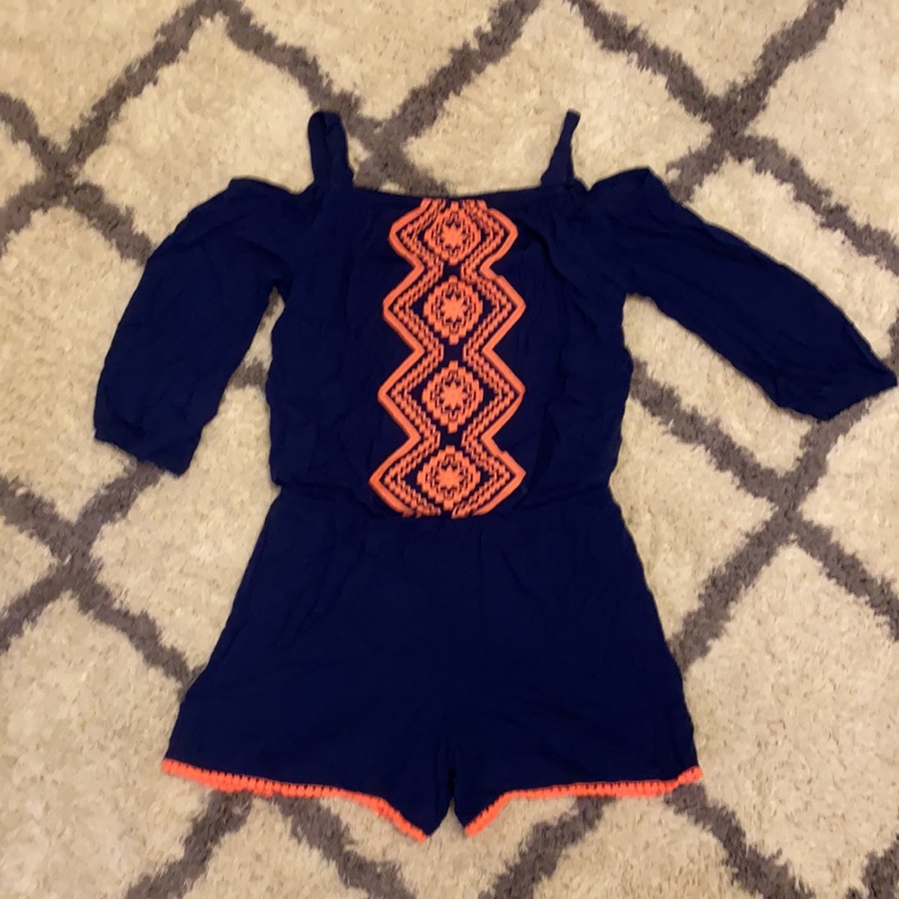 Girls Off The Shoulder Romper